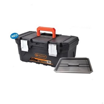 TACTIX - ΕΡΓΑΛΕΙΟΘΗΚΗ ΠΛΑΣΤΙΚΗ ΜΕ ΑΠΟΣΠΩΜΕΝΟ ΡΑΦΙ ΚΛΙΠΣ ΜΕΤΑΛΛΙΚΑ (320341GP)