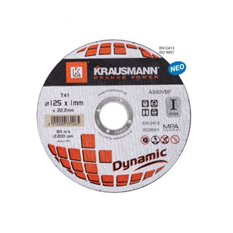 KRAUSMANN - AS60VBF ΔΙΣΚΟΙ ΚΟΠΗΣ ΜΕΤΑΛΛΟΥ DYNAMIC INOX (56830)