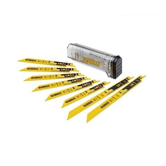 DEWALT - DT2446 ΛΑΜΕΣ ΣΕΓΑΤΣΑΣ-ΣΠΑΘΟΣΕΓΑΣ ΜΕΤΑΛΛΟΥ 230mm 8τεμ.