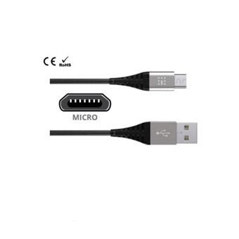 SAS - ΚΑΛΩΔΙΟ USB DURABLE LINE MICRO ΑΣΗΜΙ 1,2m (100-16-010)