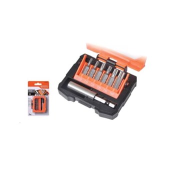 TACTIX - ΜΥΤΕΣ S2 TORX ΚΑΙ ΜΑΓΝΗΤΙΚΟΣ ΑΝΤΑΠΤΟΡΑΣ  60mm ΣΕΤ 7τεμ. (452003)