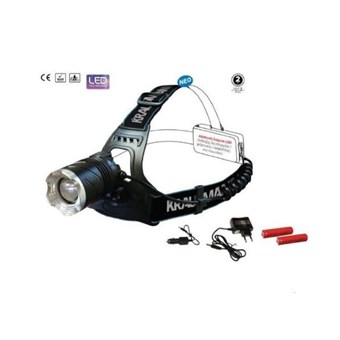 KRAUSMANN - LT40140 ΦΑΚΟΣ ΑΛΟΥΜΙΝΙΟΥ ΚΕΦΑΛΗΣ ΕΠΑΝΑΦΟΡΤΙΖΟΜΕΝΟΣ LT40140 LED 300Lm (57891)