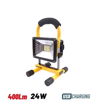 BORMANN - BPR5000 ΠΡΟΒΟΛΕΑΣ LED ΕΠΑΝΑΦΟΡΤΙΖΟΜΕΝΟΣ, 30W/ 500Lm (021858)