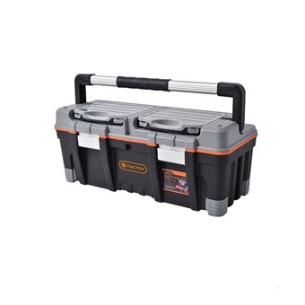 TACTIX - ΕΡΓΑΛΕΙΟΘΗΚΗ ΠΛΑΣΤΙΚΗ ΜΕ ΕΝΑ ΡΑΦΙ ΜΕ 2 ΤΑΜΠΑΚΙΕΡΕΣ (320312)