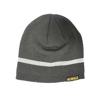 DEWALT - ΠΛΕΚΤΟΣ ΔΙΠΛΟΣ ΣΚΟΥΦΟΣ REFLECTIVE BEANIE ΓΚΡΙ (DWC95/101)