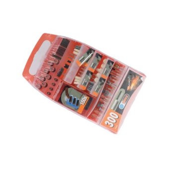 POGGI - ΕΞΑΡΤΗΜΑΤΑ ΠΟΛΥΕΡΓΑΛΕΙΟΥ ΣΕΤ 300τεμ. ΣΕ ΠΛΑΣΤΙΚΗ ΚΑΣΕΤΙΝΑ (39469)