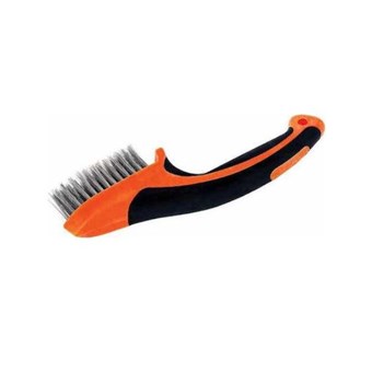 TACTIX - ΣΥΡΜΑΤΟΒΟΥΡΤΣΑ ΜΕ ΑΝΤΙΟΛΙΣΘΗΤΙΚΗ ΛΑΒΗ ΧΕΙΡΟΣ INOX 215mm (315031)