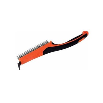 TACTIX - ΣΥΡΜΑΤΟΒΟΥΡΤΣΑ ΜΕ ΑΝΤΙΟΛΙΣΘΗΤΙΚΗ ΛΑΒΗ ΧΕΙΡΟΣ INOX ΞΥΣΤΡΑ 340mm (315021)