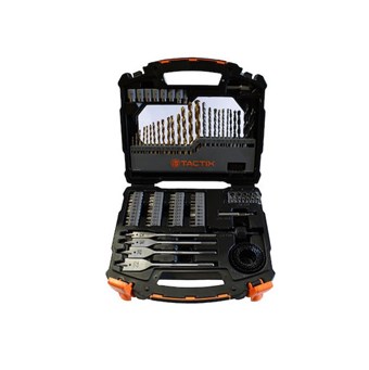 TACTIX - ΤΡΥΠΑΝΙΑ ΜΥΤΕΣ ΚΑΙ ΚΑΡΥΔΑΚΙΑ ΣΕΤ 90τεμ. ΣΕ ΚΑΣΕΤΙΝΑ (418739)