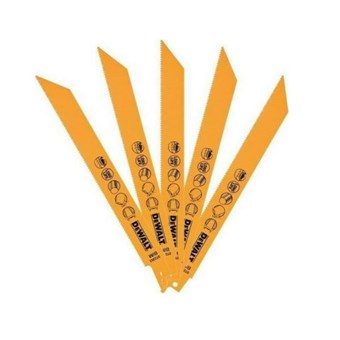 DEWALT - DT2406 ΛΑΜΕΣ ΚΟΠΗΣ BI METAL ΣΕΓΑΤΣΑ-ΣΠΑΘΟΣΕΓΑ 203mm 5τεμ.