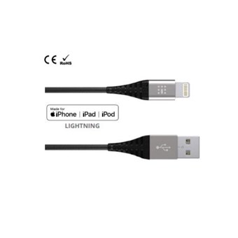 SAS - ΚΑΛΩΔΙΟ USB DURABLE LINE LIGHTNING ΑΣΗΜΙ 1.2m (100-16-003)