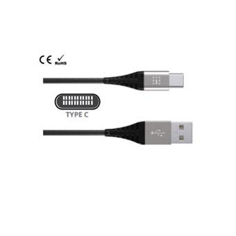 SAS - ΚΑΛΩΔΙΟ USB DURABLE LINE TYPE C ΑΣΗΜΙ 1.2m (100-16-007)