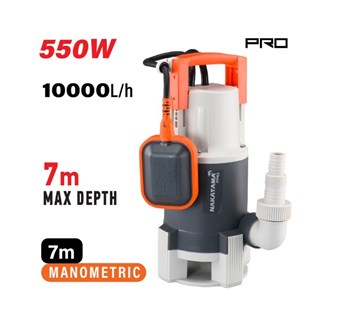 NAKAYAMA - NP1030 ΑΝΤΛΙΑ ΑΚΑΘΑΡΤΩΝ ΥΔΑΤΩΝ 550W (019886)