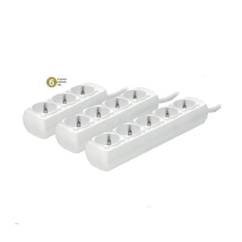 SAS - ΠΟΛΥΠΡΙΖΑ ΜΕ ΚΑΛΩΔΙΟ ΛΕΥΚA 1.5m (100-11-007)