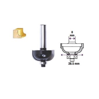 TACTIX - ΚΟΠΤΗΡΑΣ ΡΟΥΤΕΡ ΕΣΩΤΕΡΙΚΩΝ ΚΟΙΛΩΜΑΤΩΝ ΜΕ ΟΔΗΓΟ 28.5mm (42745)