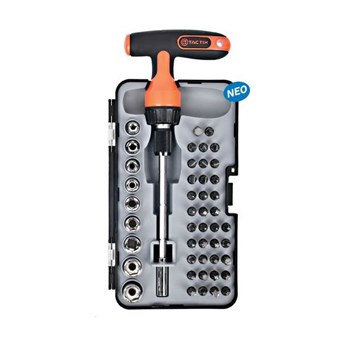 TACTIX - ΚΑΤΣΑΒΙΔΙ ΤΑΦ ΜΙΝΙ CR V ΜΕ ΚΑΣΤΑΝΙΑ ΚΑΡΥΔΑΚΙΑ & ΜΥΤΕΣ ΣΕΤ 48τεμ. (900181)