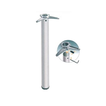 POMOLINI - ΠΟΔΙ ΤΡΑΠΕΖΙΩΝ ΜΕΤΑΛΛΙΚΟ ΡΥΘΜΙΖΟΜΕΝΟ ΝΙΚΕΛ ΜΑΤ 4τεμ. (02.01.010)