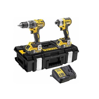 DEWALT - DCK266P2 18V XR LI-ION ΣΕΤ ΠΑΛΜΙΚΟ ΚΑΤΣΑΒΙΔΙ 3 ΤΑΧΥΤΗΤΩΝ + ΚΡΟΥΣΤΙΚΟ ΔΡΑΠ/ΒΙΔΟ ΣΕ ΚΑΣΕΤΙΝΑ, 2 x 5.0 Ah Li-ion 
