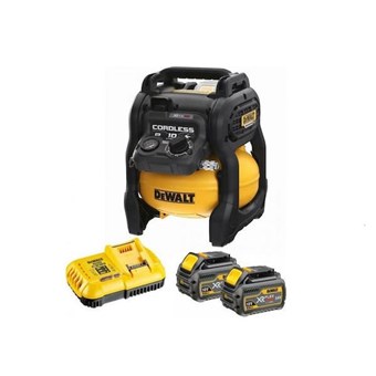 DEWALT - DCC1054T2 54V XR FLEXVOLT ΑΕΡΟΣΥΜΠΙΕΣΤΗΣ ΧΩΡΙΣ ΛΑΔΙ 10LT, 2 X 6.0 AH  18V/54V XR FLEXVOL 