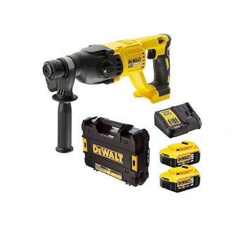 DEWALT - DCH133P2 18V XR LI-ION ΠΙΣΤΟΛΕΤΟ SDS-PLUS 26mm 2.6J 3 ΛΕΙΤΟΥΡΓΙΩΝ, 2x5.0Ah Li-ion