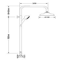 MODEA - ΝΤΟΥΖΙΕΡΑ Retro Optimum ΡΥΘΜΙΖΟΜΕΝΟΥ ΥΨΟΥΣ (00-04351)