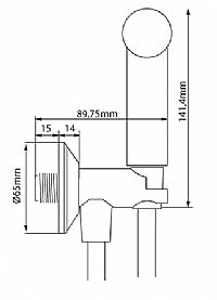 VIOSPIRAL - ΣΕΤ ΥΓΙΕΙΝΗΣ ΟΡΕΙΧΑΛΚΙΝΟ ΜΕ ΔΙΑΚΟΠΤΗ ΠΑΡΟΧΗΣ ΝΕΡΟΥ (73-01050)