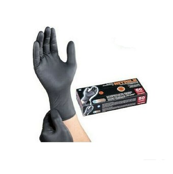 POGGI - ΓΑΝΤΙΑ ΝΙΤΡΙΛΙΟΥ ΜΙΑΣ ΧΡΗΣΗΣ ΒΑΡΥΣ ΤΥΠΟΣ ΜΑΥΡΑ ΣΥΣΚΕΥΑΣΙΑ 50τεμ. (506.10)