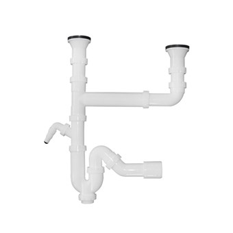 NOVO - ΣΙΦΩΝΙ ΝΕΡΟΧΥΤΗ ΔΙΠΛΟ ΜΕ ΕΞΟΔΟ Ø50 (55-09105)