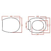 VIOSPIRAL - ΚΑΛΥΜΜΑ ΛΕΚΑΝΗΣ Satin ΒΑΡΕΩΣ ΤΥΠΟΥ (56-03260)