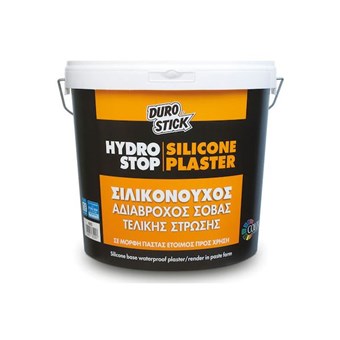 DUROSTICK HYDROSTOP SILICONE PLASTER ΣΙΛΙΚΟΝΟΥΧΟΣ ΑΔΙΑΒΡΟΧΟΣ ΣΟΒΑΣ ΤΕΛΙΚΗΣ ΣΤΡΩΣΗΣ ΣΕ ΜΟΡΦΗ ΠΑΣΤΑΣ (ΚΣΠΛΛ25)
