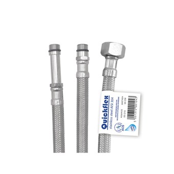 VIOSPIRAL QUICKFLEX - ΣΠΙΡΑΛ INOX ΒΑΡΕΩΣ ΤΥΠΟΥ ΣΥΝΔΕΣΕΩΣ MONOFORO ΓΙΑ ΜΠΑΤΑΡΙΕΣ ΜΙΑΣ ΟΠΗΣ / ΑΝΑΜΕΙΚΤΙΚΕΣ DN8 ΑΡΣΕΝΙΚΟ 10x1 - ΘΗΛΥΚΟ 1/2 inch(00-0215)