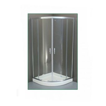 GLORIA ROMEO TRANS ΚΑΜΠΙΝΑ ΗΜΙΚΥΚΛΙΚΗ ΛΕΥΚΗ ΜΕ ΔΙΑΦΑΝΕΣ ΓΥΑΛΙ ΣΚΕΤΗ (80-1930) - HUIDA