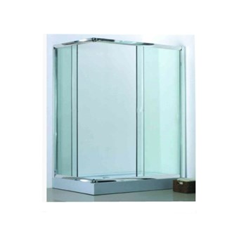 GLORIA PARAL TRANS ΚΑΜΠΙΝΑ ΤΕΤΡΑΓΩΝΗ ΜΕ ΔΙΑΦΑΝΕΣ ΓΥΑΛΙ ΣΚΕΤΗ (70-8043) - HUIDA