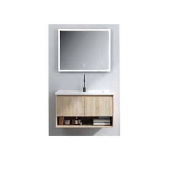 GLORIA TORE ΠΑΓΚΟΣ ΜΕ ΠΟΡΤΕΣ (28-8047) ΜΕ ΝΙΠΤΗΡΑ ΠΟΡΣΕΛΑΝΗΣ (27-8047) & ΚΑΘΡΕΠΤΗ ΜΕ ΦΩΣ LED (60-8060) - HUIDA