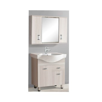 GLORIA LONG LIFE 70 TERRA ΠΑΓΚΟΣ ΜΕ ΣΥΡΤΑΡΙΑ (40-3003) ΜΕ ΝΙΠΤΗΡΑ ΠΟΡΣΕΛΑΝΗΣ (17-3003) & ΕΡΜΑΡΙΟ FINO CRESO 2 ΜΕ ΦΩΤΑ LED (40-0010) - HUIDA