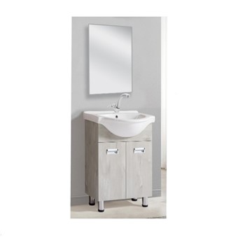 GLORIA BORIA BEIGE ΠΑΓΚΟΣ ΜΕ ΠΟΡΤΕΣ (36-3061) ΜΕ ΝΙΠΤΗΡΑ ΠΟΡΣΕΛΑΝΗΣ (27-3061) & ΚΑΘΡΕΠΤΗ BORIA (15-5270) - HUIDA