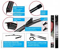 WURTH - ΥΑΛΟΚΑΘΑΡΙΣΤΗΡΑΣ FLATBLADE MULTI 1ΤΜΧ 650 mm / 26“ (0848020650)