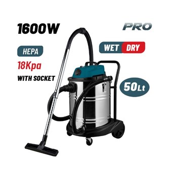 BORMANN - BVC5500 PRO ΣΚΟΥΠΑ ΥΓΡΩΝ/ΣΤΕΡΕΩΝ ΜΕ ΠΡΙΖA 1600W 50lt