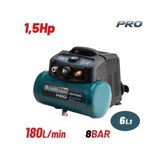 BORMANN - BAT5100 PRO ΑΕΡΟΣΥΜΠΙΕΣΤΗΣ OIL-LESS 1.5Hp