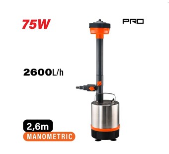 NAKAYAMA - NP1150 PRO ΑΝΤΛΙΑ ΣΥΝΤΡΙΒΑΝΙΟΥ INOX 75W (020004)