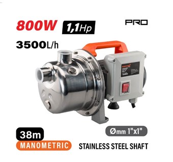 NAKAYAMA - NP2035 PRO ΑΝΤΛΙΑ ΕΠΙΦΑΝΕΙΑΣ INOX ΑΥΤΟΜΑΤΗΣ ΑΝΑΡΡΟΦΗΣΗΣ 800W