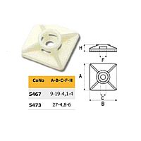 ELEMATIC - ΑΥΤΟΚΟΛΛΗΤΕΣ ΒΑΣΕΙΣ ΣΤΗΡΙΞΗΣ ΔΕΜΑΤΙΚΩΝ (100τεμ.) (5467 RBE)