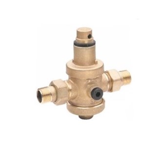 ΜΕΙΩΤΗΣ ΠΙΕΣΗΣ Β.Τ. ΘΗΛΥΚΟ-ΘΗΛΥΚΟ ΟΡΕΙΧΑΛΚΙΝΟΣ ΜΕ ΡΑΚΟΡ & ΕΔΡΑ INOX PN 25 (10708)