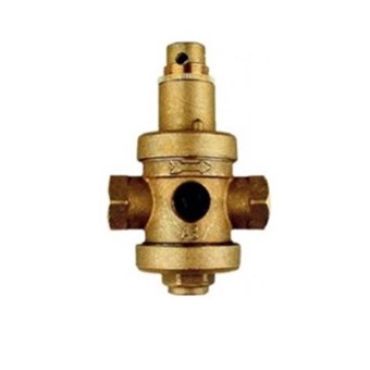 ΜΕΙΩΤΗΣ ΠΙΕΣΗΣ ΘΗΛΥΚΟ-ΘΗΛΥΚΟ ΟΡΕΙΧΑΛΚΙΝΟΙ ΜΕ ΕΔΡΑ INOX PN 25 & ΥΠΟΔΟΧΗ ΓΙΑ ΜΑΝΟΜΕΤΡΟ 1/4 inch (06689)Η