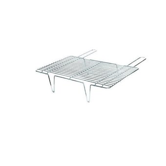 ΣΧΑΡΑ BBQ ΣΥΡΜΑΤΙΝΗ ΧΡΩΜΙΟΥ ΜΕ ΛΑΒΗ 40x80x13,5cm (10152)