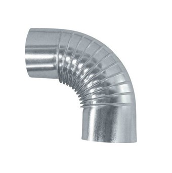 ΓΩΝΙΑ ΣΟΜΠΑΣ ΓΑΛΒΑΝΙΖΕ Ø100 90° ΜΟΙΡΩΝ (12109)