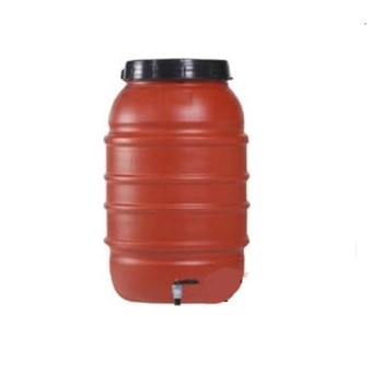 ΒΑΡΕΛΙ ΠΛΑΣΤΙΚΟ 200lt ΜΕ ΣΤΕΓΑΝΗ ΚΑΝΟΥΛΑ (SKU0111)