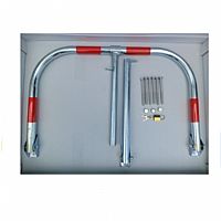 DOORADO -  ΟΙΚΟΝΟΜΙΚΗ ΜΠΑΡΑ ΤΥΠΟΥ U ΜΕ 3 ΠΟΔΙΑ (PARK-BLA)