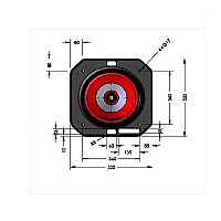 DOORADO - ΚΩΝΟΣ ΣΗΜΑΝΣΗΣ ΠΛΑΣΤΙΚΟΣ 100cm ΜΕ ΒΑΡΙΑ ΛΑΣΤΙΧΕΝΙΑ ΒΑΣΗ (PARK-DH-PE-3)