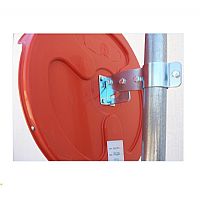 DOORADO - ΚΑΘΡΕΦΤΗΣ ΑΣΦΑΛΕΙΑΣ 45cm ΑΠΛΟΣ ΚΟΚΚΙΝΟΣ ΕΞΩΤΕΡΙΚΟΣ (PARK-EC-45)